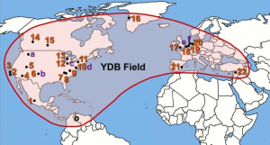 Younger Dryas Boundary Impact field